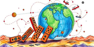 Riesgo Sistémico: Efecto Dominó en la Economía Global